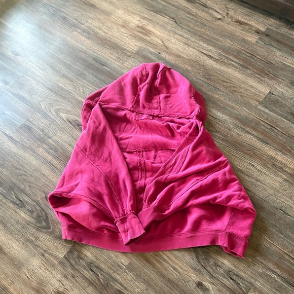 Free People Pink Hooded Jacket - Picture 3 of 8